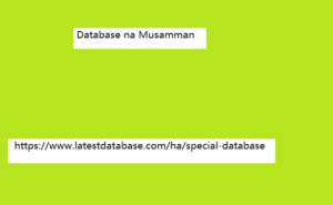 Database na Musamman