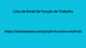 Lista de Email de Função de Trabalho