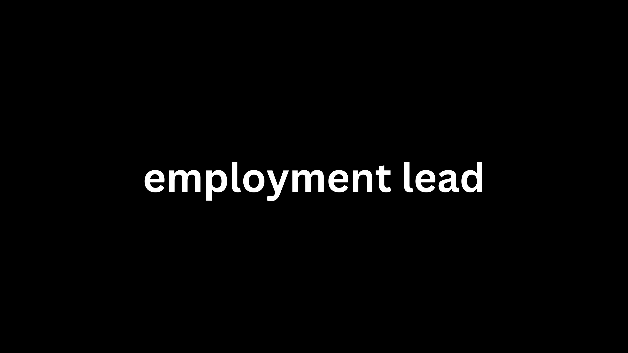 employment lead 