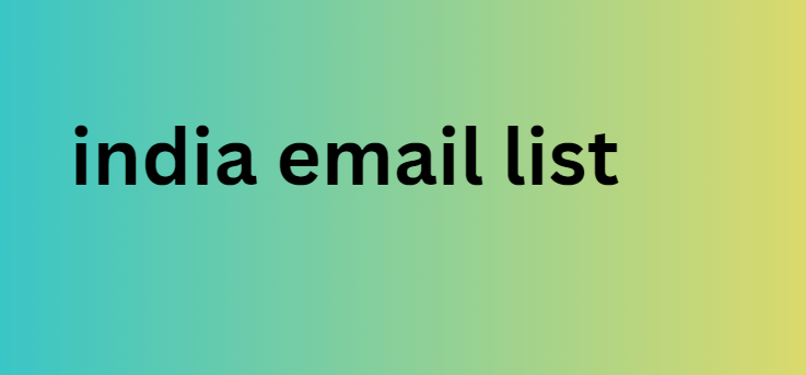 india email list