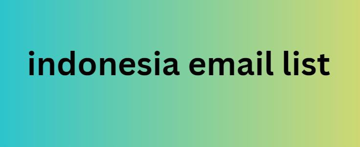 indonesia email list