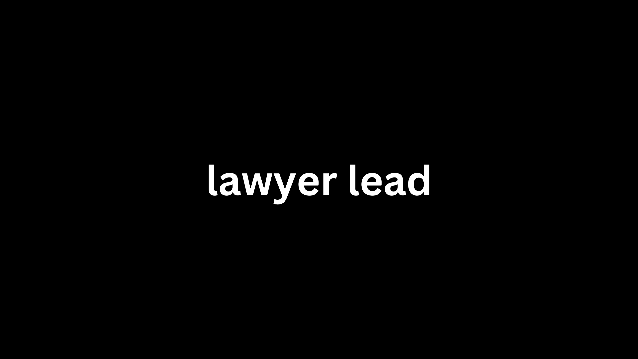 lawyer lead 