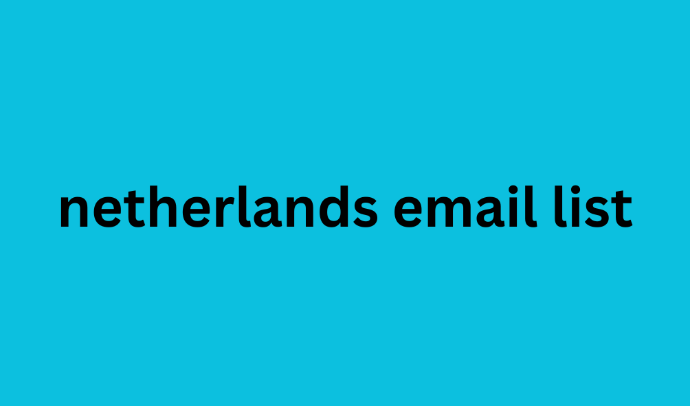 netherlands email list 