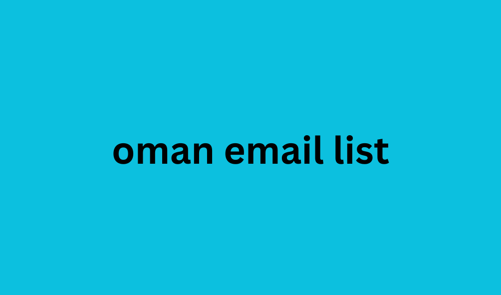 oman email list