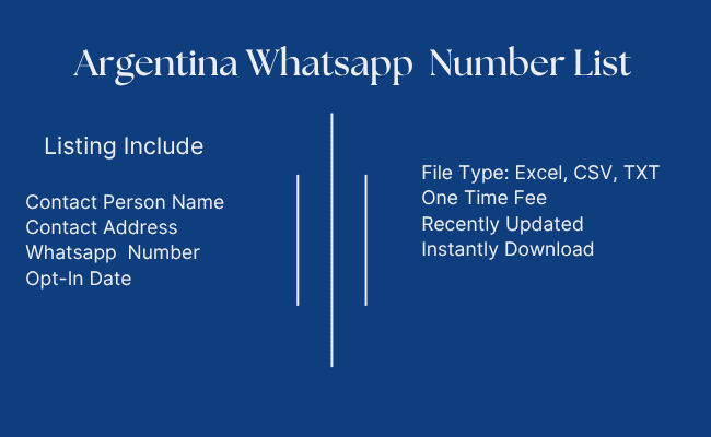 Argentina WhatsApp Number List