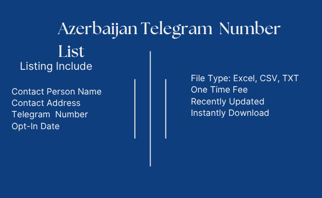 Azerbaijan Telegram Number List