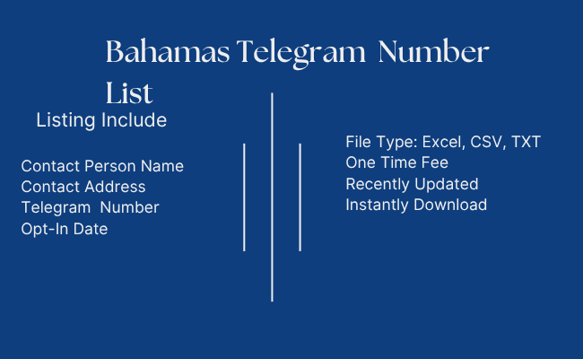 Bahamas Telegram Number List
