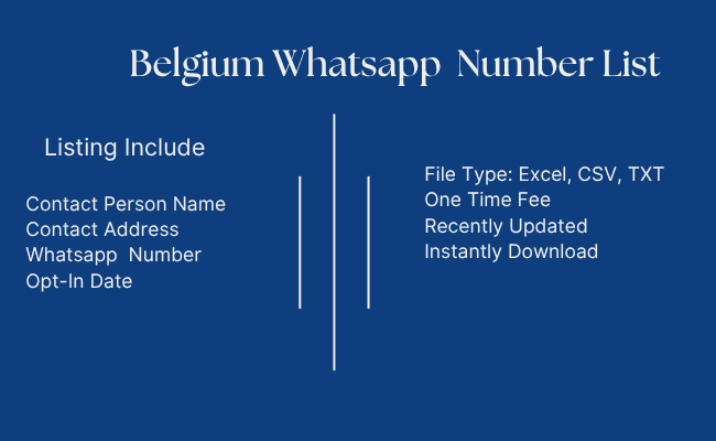 Belgium Whatsapp Number List