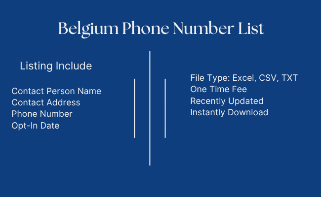 Belgium Phone Number List
