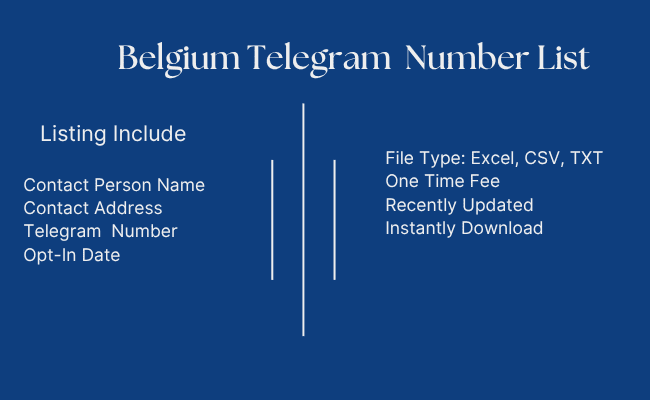 Belgium Telegram Number List