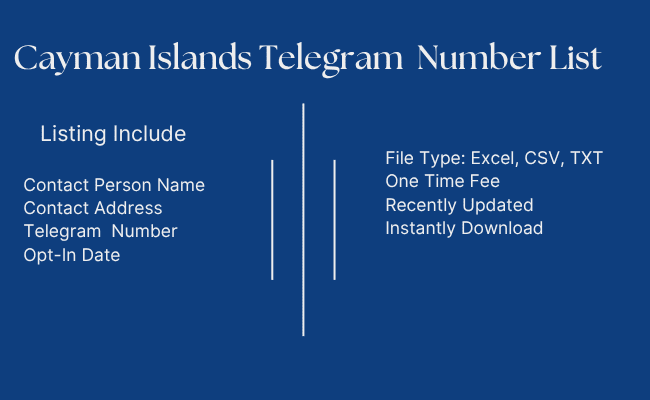 Cayman Islands Telegram Number List