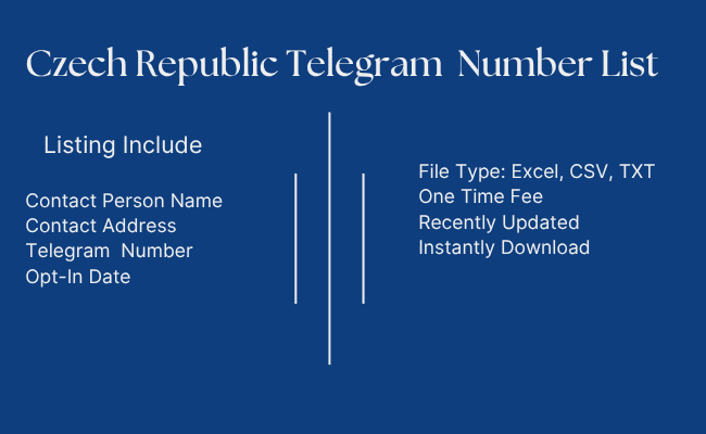 Czech Republic Telegram Number List