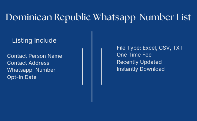 Dominican Republic Whatsapp Number List