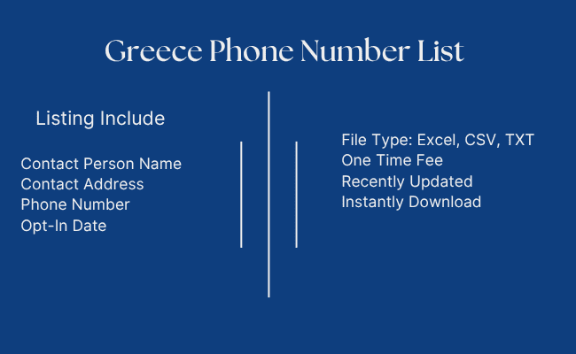 Greece Phone Number List
