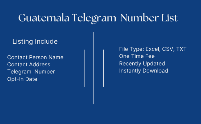 Guatemala Telegram Number List