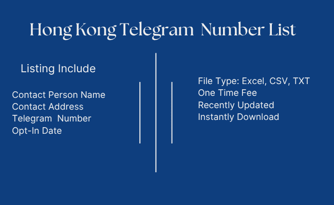 Hong Kong Telegram Number List