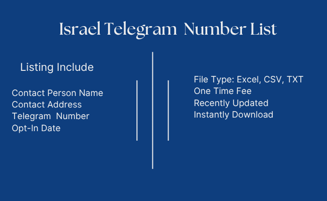 Israel Telegram Number List