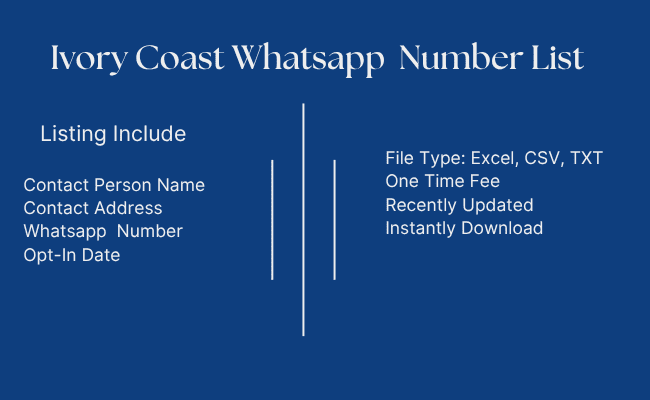 Ivory Coast Whatsapp Number List