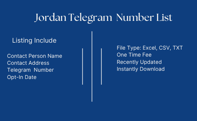 Jordan Telegram Number List