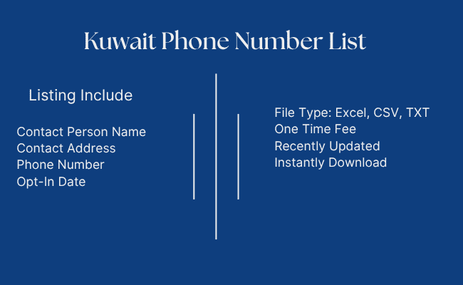 Kuwait Phone Number List