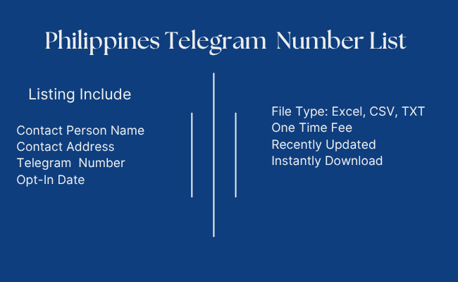 Philippines Telegram Number List