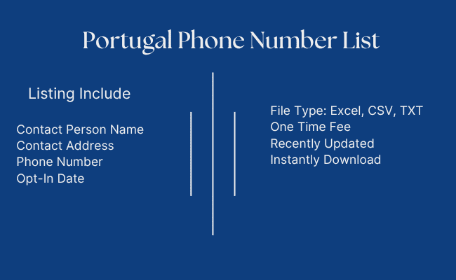 Portugal Phone Number List