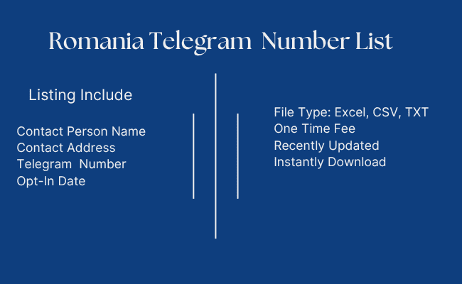 Romania Telegram Number List
