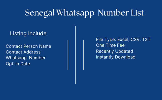 Senegal Whatsapp Number List