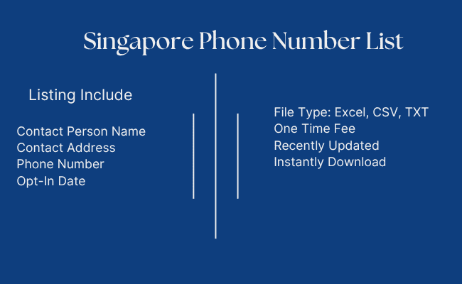 Singapore Phone Number List