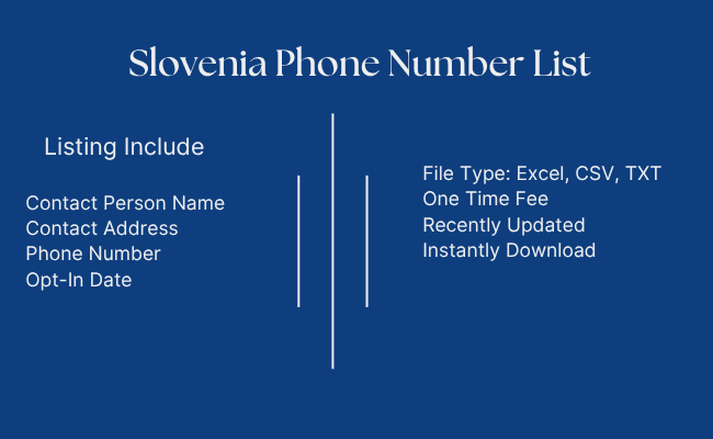 Slovenia Phone Number List