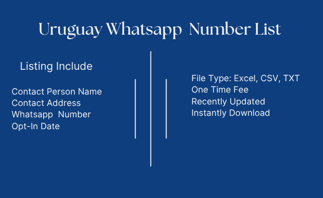 Uruguay Whatsapp Number List